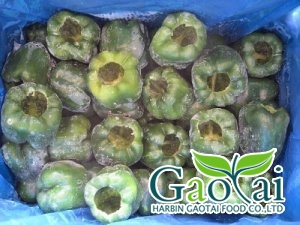 IQF green pepper whole