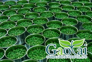 canned green pea in brine