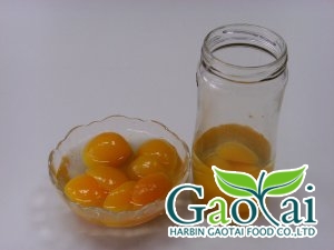 Canned apricot in syrup